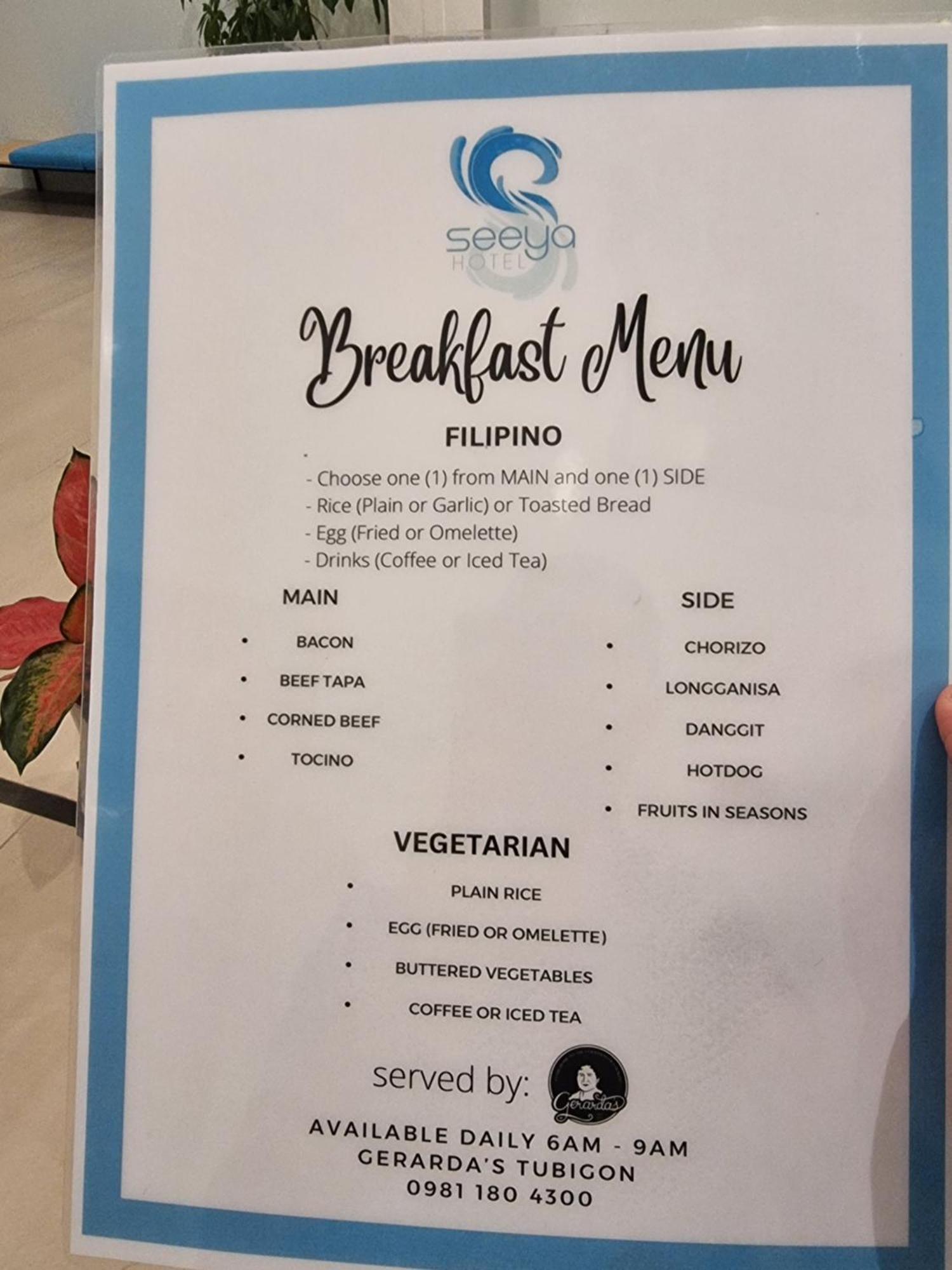 Seeya Hotel Tubigon Ngoại thất bức ảnh